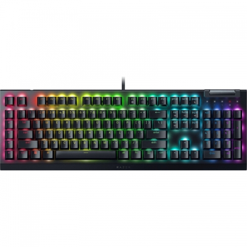 Tastatura Razer BlackWidow V4 X Green Clicky Gen 3 Swtich, RGB LED, USB-A, Black