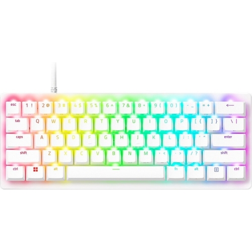 Tastatura Razer Huntsman V3 Pro Mini Analog Optical Switch Gen-2, RGB LED, USB, White