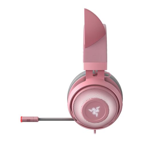 Casti cu microfon Razer Kraken Kitty, USB-A, Pink