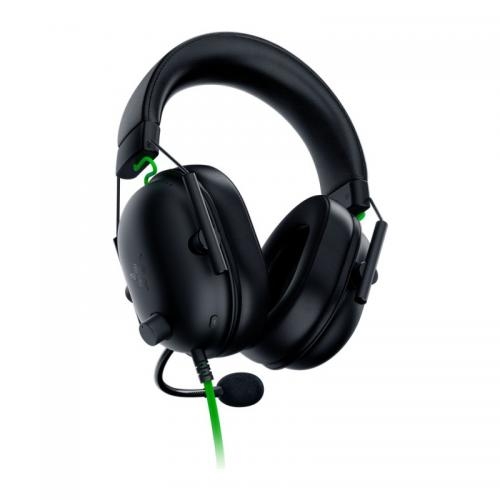 Casti cu microfon Razer Blackshark V2 X, 3.5mm jack, Black-Green