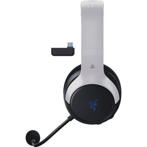 Casti cu microfon Razer Kaira HyperSpeed - Playstation Licensed, Bluetooth/USB-C, Black-White