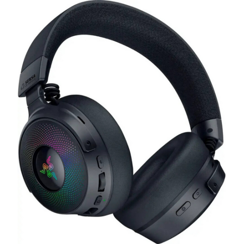 Casti cu microfon Razer Kraken V4 Pro, Bluetooth/USB-A/USB Wireless, Black