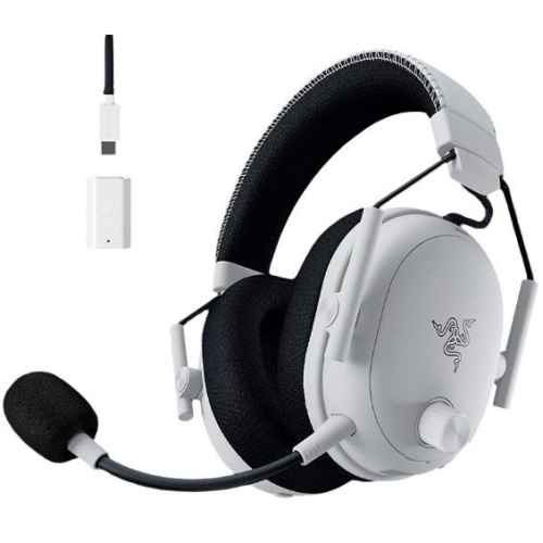 Casti cu microfon Razer Blackshark V3 Pro, USB Wireless/Bluetooth/USB/3.5 mm jack, White