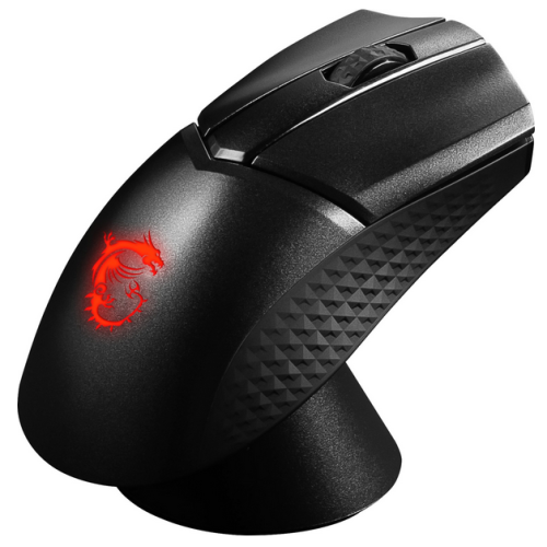Mouse Optic MSI Clutch GM31 Lightweight, USB Wireless, Black 