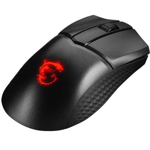 Mouse Optic MSI Clutch GM31 Lightweight, USB Wireless, Black 