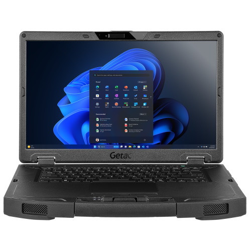 Laptop Getac S510 SU1N5AQSSDX5, Intel Core Ultra 5 125U, 15.6 inch Touch, RAM 8 GB, SSD 256 GB, Intel Graphics, Windows 11 Pro, Black
