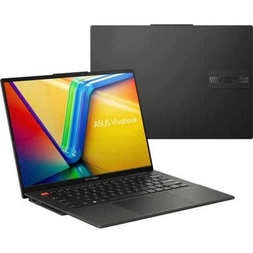 Laptop ASUS VivoBook S 14 OLED S5404VA-M9065X, Intel Core i9-13900H, 14.5inch, RAM 16GB, SSD 1TB, Intel Iris Xe Graphics, Windows 11 Pro, Midnight Black