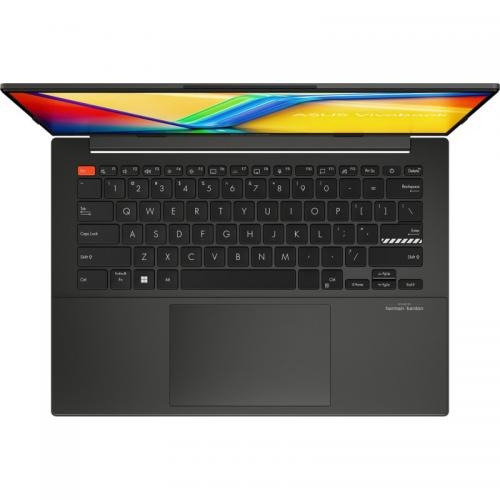 Laptop ASUS VivoBook S 14 OLED S5404VA-M9065X, Intel Core i9-13900H, 14.5inch, RAM 16GB, SSD 1TB, Intel Iris Xe Graphics, Windows 11 Pro, Midnight Black