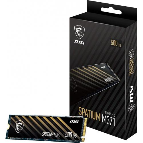 SSD MSI Spatium M371 500GB, PCI Express 4.0 x4, M.2