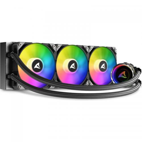 Cooler procesor Sharkoon S90 RGB AIO, 3x 120mm