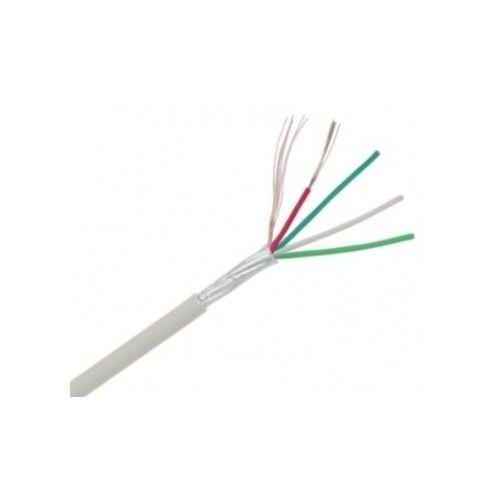 Cablu ecranat de alarma 10 x 0,22 + 2 x 0,5, PVC alb, 1m, antiflacara