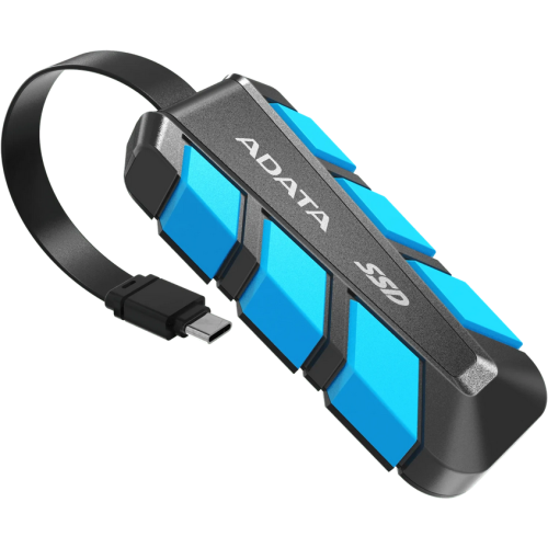 SSD Extern A-Data SC740 2TB, USB-C, Black-Blue