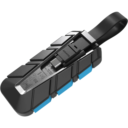 SSD Extern A-Data SC740 2TB, USB-C, Black-Blue