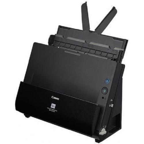 Scanner Canon DRC225II, dimensiune A4, tip sheetfed, viteza de scanare 25ppm alb-negru si color,50IPM, Duplex, rezolutie optica 600dpi, senzor CIS, software inclus: ISIS /TWAIN Driver (Windows 2000/XP Pro/XP Home/Vista/7/8/10), CaptureOnTouch, Nuance eCop