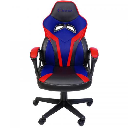 Scaun gaming Inaza Hero, Black-Blue-Red