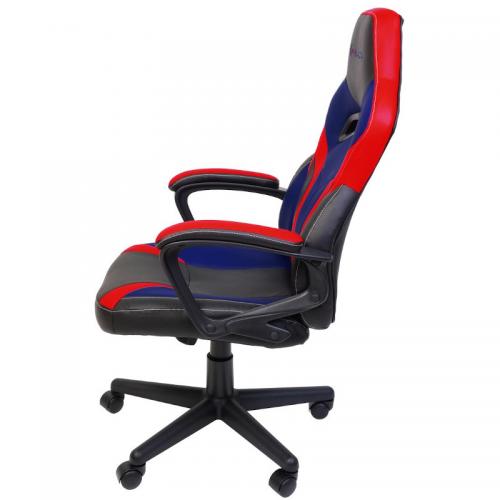 Scaun gaming Inaza Hero, Black-Blue-Red