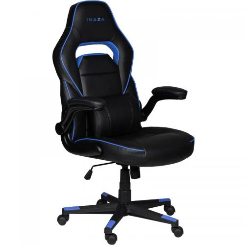 Scaun gaming Inaza Interceptor, Black-Blue