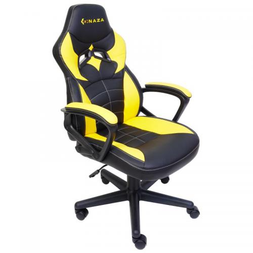 Scaun gaming Inaza Knight, Black-Yellow