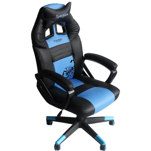 Scaun gaming Marvo CH-105, Black-blue