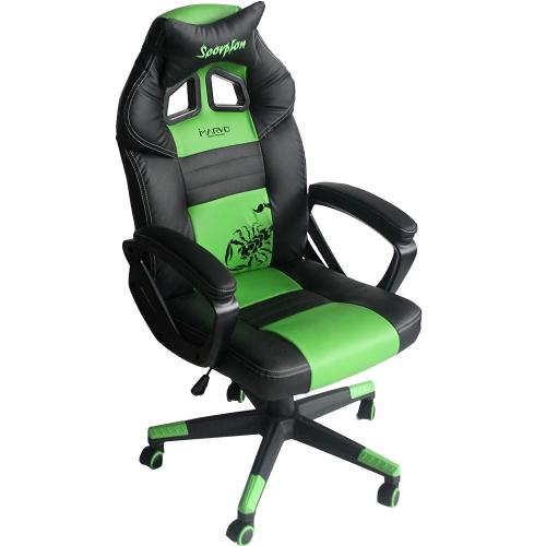 Scaun gaming Marvo CH-105, Black-Green