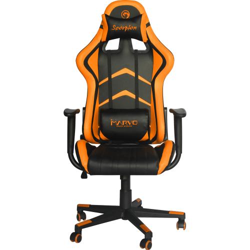 Scaun gaming Marvo CH-106, Black-orange