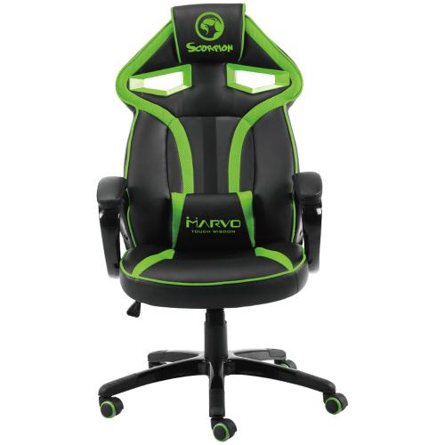 Scaun gaming Marvo CH-110, Black-Green