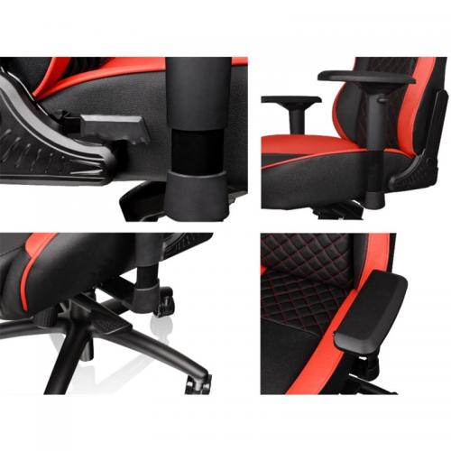 Scaun Gaming Thermaltake Tt eSPORTS GT Fit, Black-Red