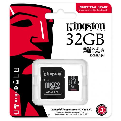 Card de Memorie MicroSD Kingston, 32GB, Adaptor SD, Class 10