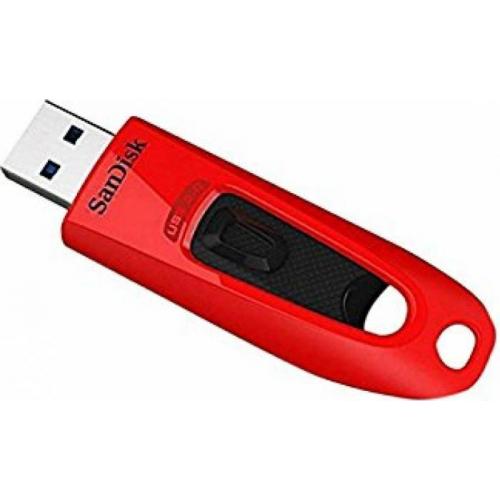 Stick memorie SanDisk by WD Ultra 64GB, USB 3.0, Red-Black