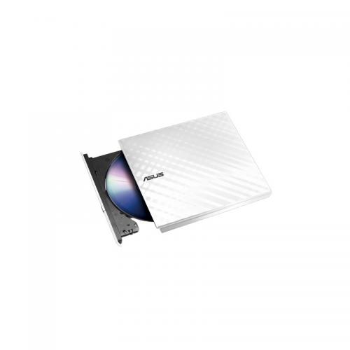 Unitate optica Asus, DVD+/-RW, 8x, SDRW-08D2S-U LITE/WHT/G/AS, extern,USB 2.0, Alb, retail