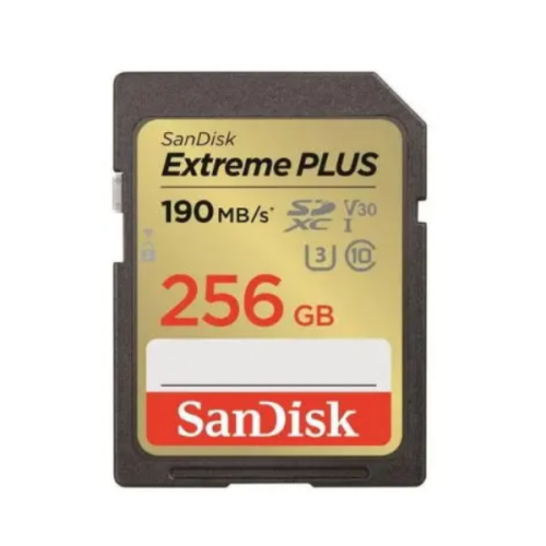 Memory Card microSDXC SanDisk by WD Extreme PLUS 256GB, Class 10, UHS-I U3, V30