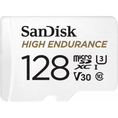 Micro Secure Digital Card SanDisk, 128GB, Clasa 10, Reading speed: 100MB/s