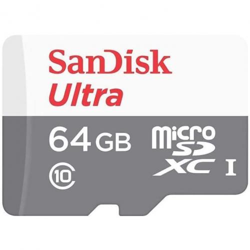 Card de Memorie SanDisk MicroSDHC, 64GB, Adaptor SD, Class 10