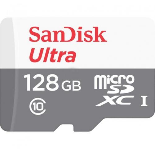 Card de Memorie SanDisk Ultra MicroSD, 128GB, Class 10