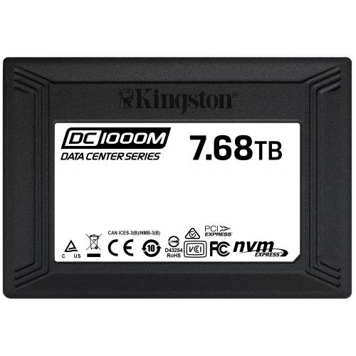 SSD Server Kingston DC1000M 7.68TB, PCI Express 3.0 x4, 2.5inch