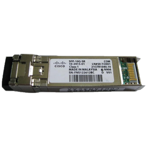 Transceiver Cisco SFP+ 10GB SFP-10G-SR-S, 850 nm, Multi-Mode, DDM, 400 m, Duplex LC