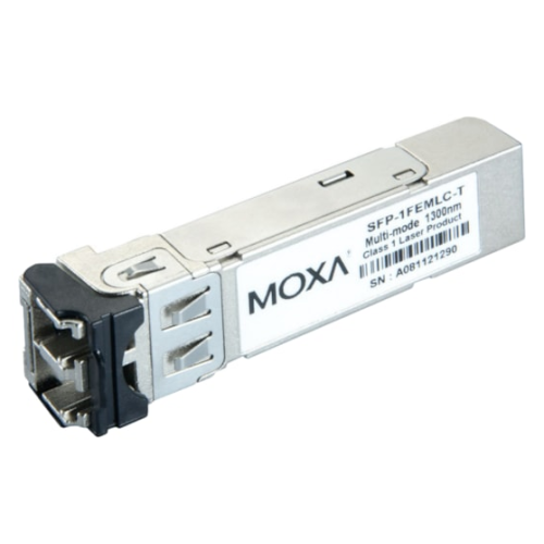 Transceiver Moxa SFP 100MB SFP-1FEMLC-T, 1310 nm, Multi-Mode, DDM, 4 km, Duplex LC