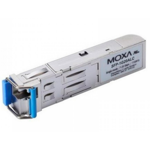 Transceiver Moxa SFP 1GB SFP-1G20ALC, TX 1310 / RX 1550 nm, Single-Mode, DDM, 20 km, LC