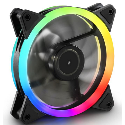 Ventilator Sharkoon SHARK Blades PWM, ARGB LED, 120 mm, Black