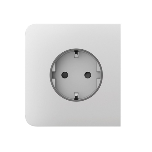 Carcasa priza Ajax SideCover pentru OutletCore (basic) type F, White