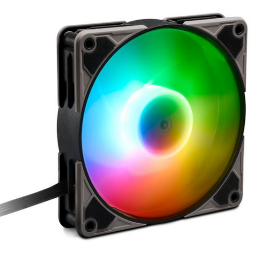 Ventilator Sharkoon SilentStorm 120 PWM, RGB LED, 120 mm, Grey-White