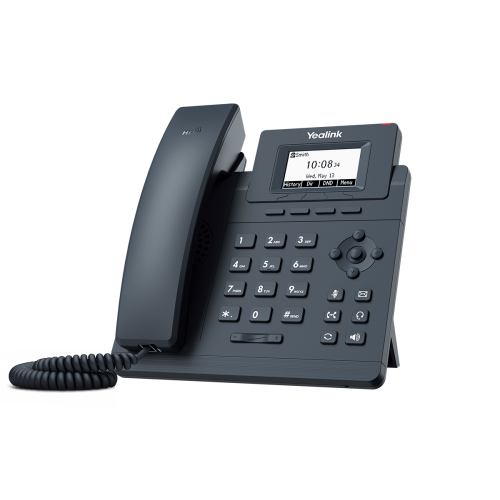 Telefon IP Yealink SIP-T30, 2 Conturi SIP, PoE, Classic Grey