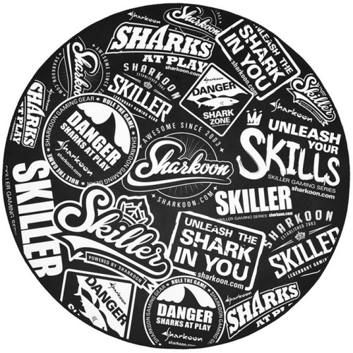 Covor gaming Sharkoon SKILLER SFM10, Black-White