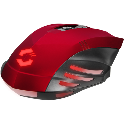 Mouse Optic Speedlink Fortus, USB Wireless, Red - Grey