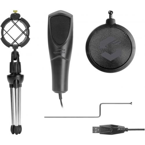 Microfon Speedlink AUDIS, 3.5mm jack, Black
