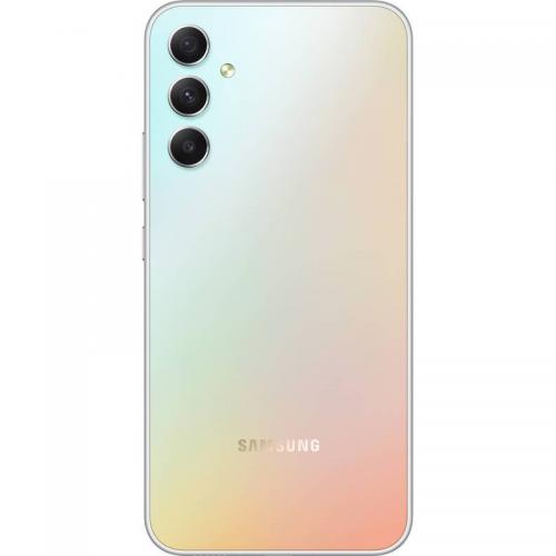 Telefon Mobil Samsung Galaxy A34, Dual SIM, 128GB, 6GB RAM, 5G, Awesome Silver
