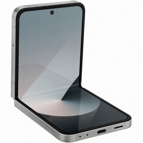 Telefon mobil Samsung Galaxy Z Flip6, Dual SIM, 512GB, 12GB RAM, 5G, Silver Shadow