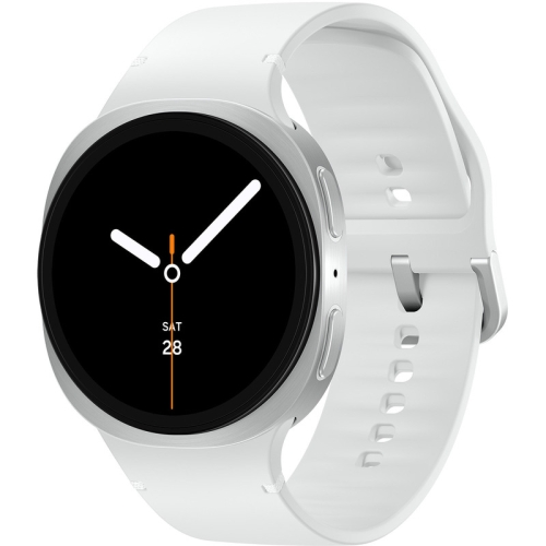 SmartWatch Samsung Galaxy Watch 8, 1.3 inch, Curea Silicon, 40 mm, Silver - White