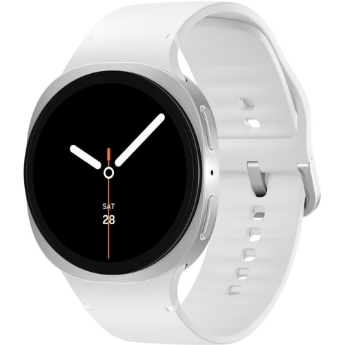 SmartWatch Samsung Galaxy Watch 8, 1.5 inch, Curea silicon, 44mm, LTE, Silver - White