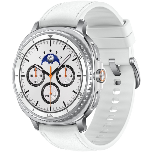 SmartWatch Samsung Galaxy Watch 8 Classic, 1.3 inch, Curea Silicon, 46 mm, LTE, Silver - White